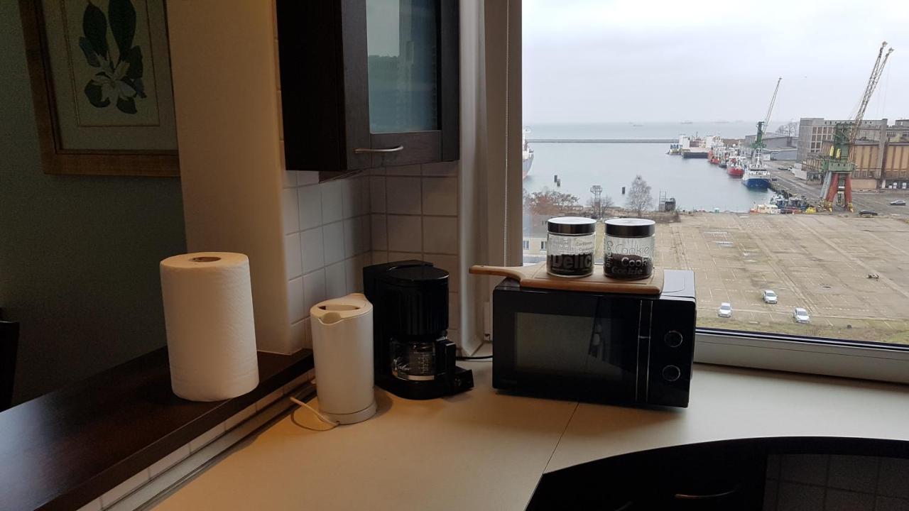 Gdynia Centrum Z Pieknym Widokiem Na Morze I Balkonem 9 Pietro Przy Sea Towers 외부 사진
